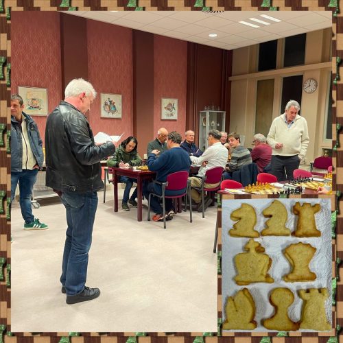 Arbiter Frans D. leest voor uit andermans werk